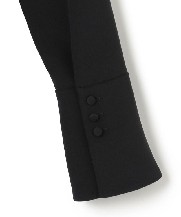 ICB 【洗える・ブラックフォーマル】 TaPeダブルクロス フレアワンピース ブラック系