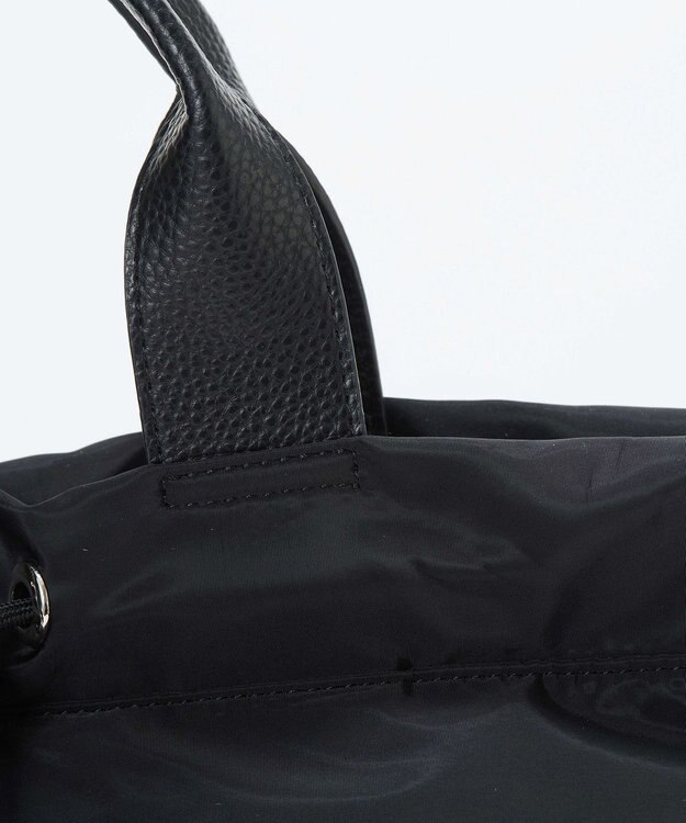 TOPKAPI 【TREASURE TOPKAPI】ナイロン パターンベルト付き 2way トートバッグ / 8ポケット ブラック