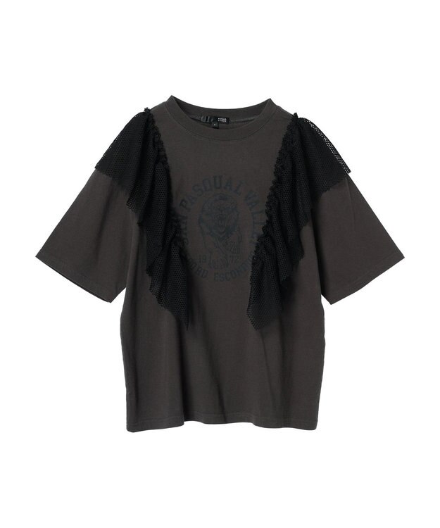 Green Parks ・ＳＵＧＡＲ　ＳＰＯＯＮ　ＬＩＯＮｐｔラッフルＴＥＥ Charcoal Gray