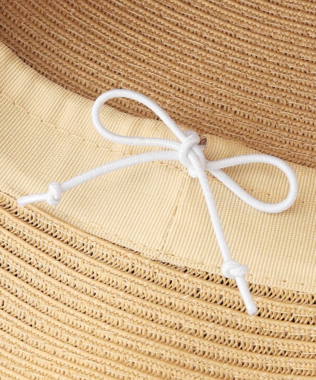 ANY KIDS リボン ブレード ハット モカ×ブラック