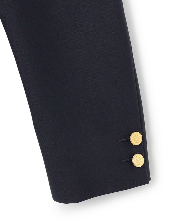 J.PRESS MEN 【定番 / 不朽の名作】ペピンメリノトロピカル 紺ブレザー / 金釦 / 背抜き / Authentic-Fit ネイビー系