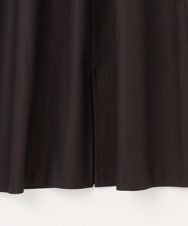 Feroux 【古畑星夏さん着用・セットアイテム】刺繍ポイント ニット × ジャンパー スカート ダークブラウン系