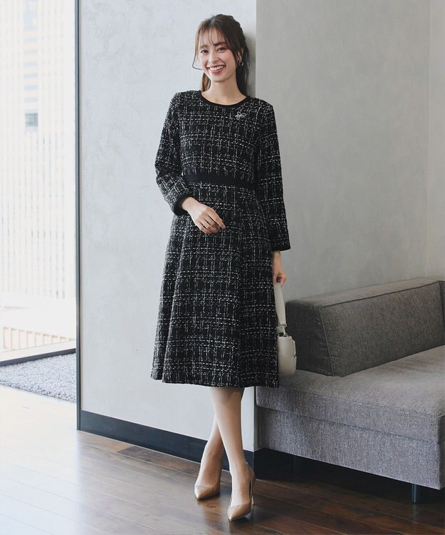 Tiaclasse クロスリボンデザインブローチ シルバー