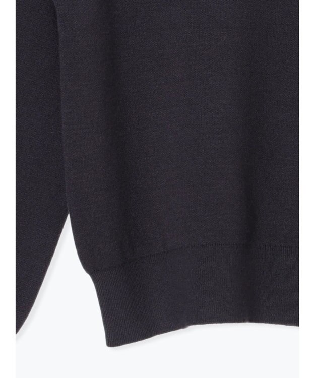 Te chichi パール&ウレタン刺繍ロゴニット チャコールグレー