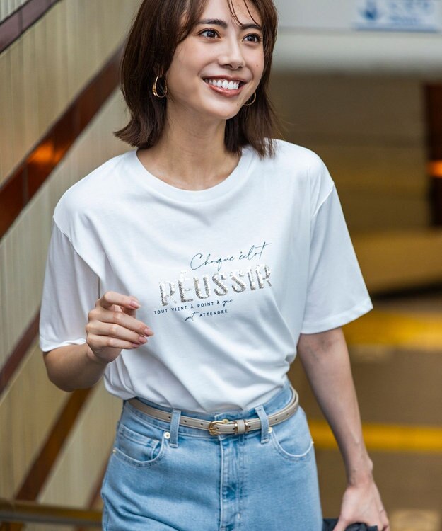 洗える】ロゴ刺繍 Tシャツ / ANY SIS | ファッション通販 【公式通販