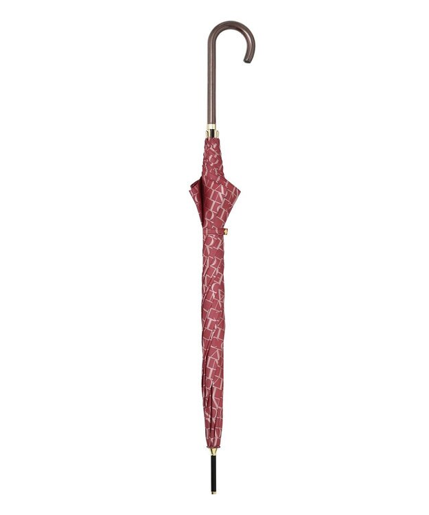 MOONBAT LANVIN COLLECTION 長傘 カチオンジャカード レッド