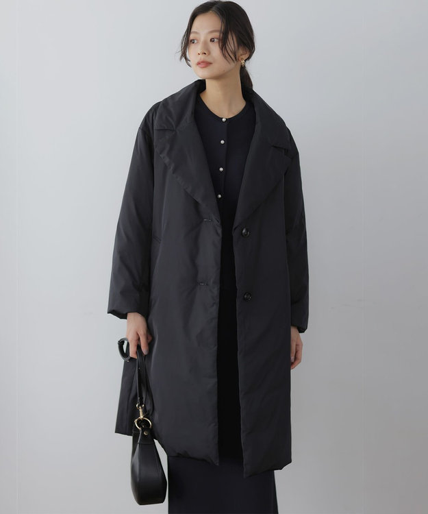 組曲 L ステッチレスライト ダウン ブラック系