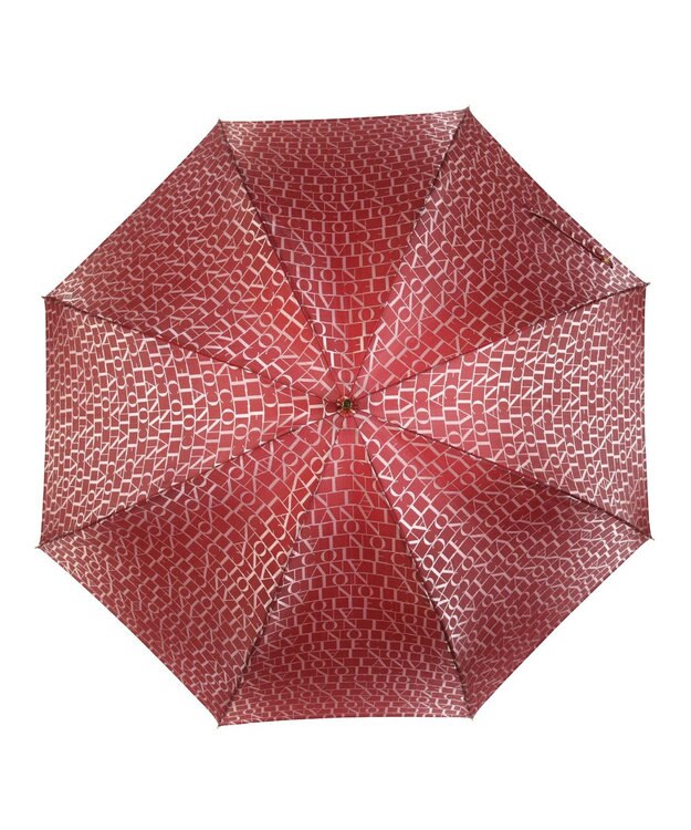 MOONBAT LANVIN COLLECTION 長傘 カチオンジャカード レッド