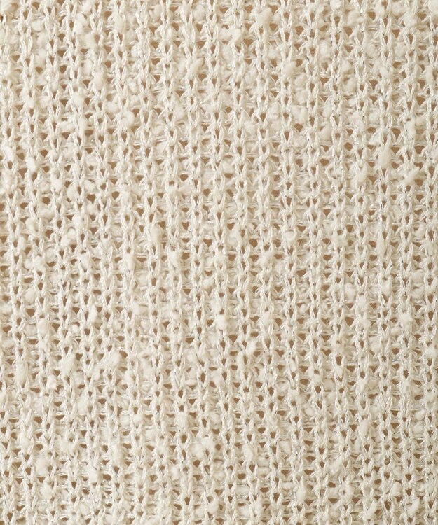 earth music&ecology ＳＥＴ２点透かしニット＋キャミワンピース Ivory