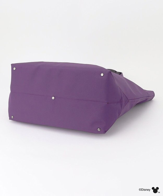 Y'SACCS 【Disney Collection】シルエットプリントトートバッグ　Lサイズ パープル