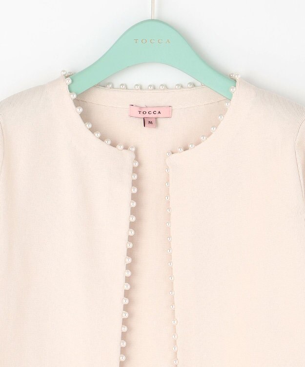 TOCCA 【洗える！】WHITE WHITE カーディガン アイボリー系