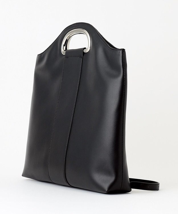 ICB 2WAYメタルハンドルトート ブラック系