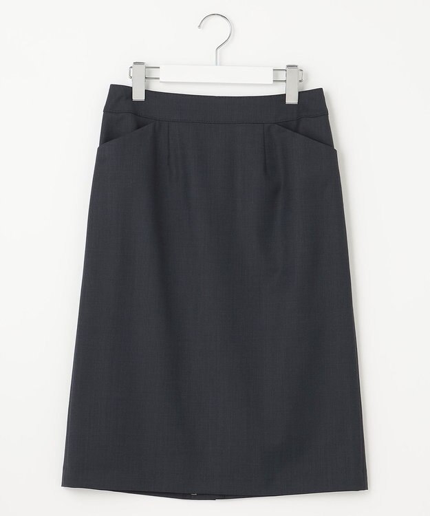 J.PRESS LADIES BAHARIYE フレアースカート ネイビー系