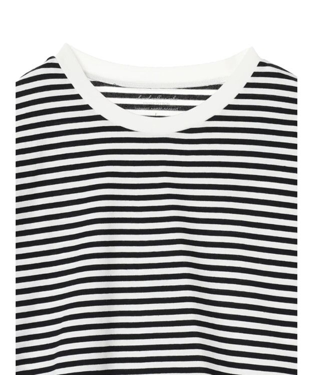 Green Parks 汗染み防止クルーネックＴシャツ Border