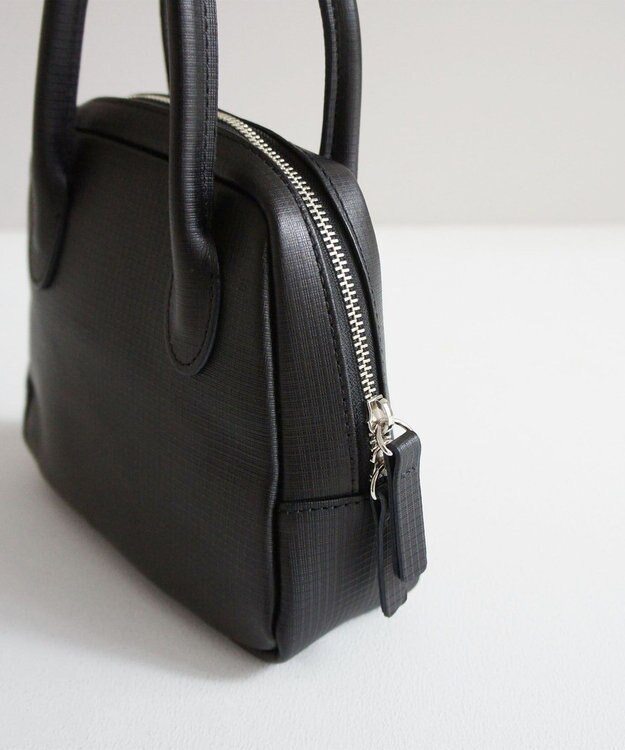 TIDEWAY MOSS グリッド ボストンバッグ XS ブラック