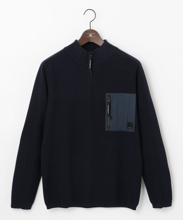 JOSEPH ABBOUD MOUNTAIN 【UNISEX】コーデュラコットン プルオーバー ネイビー系