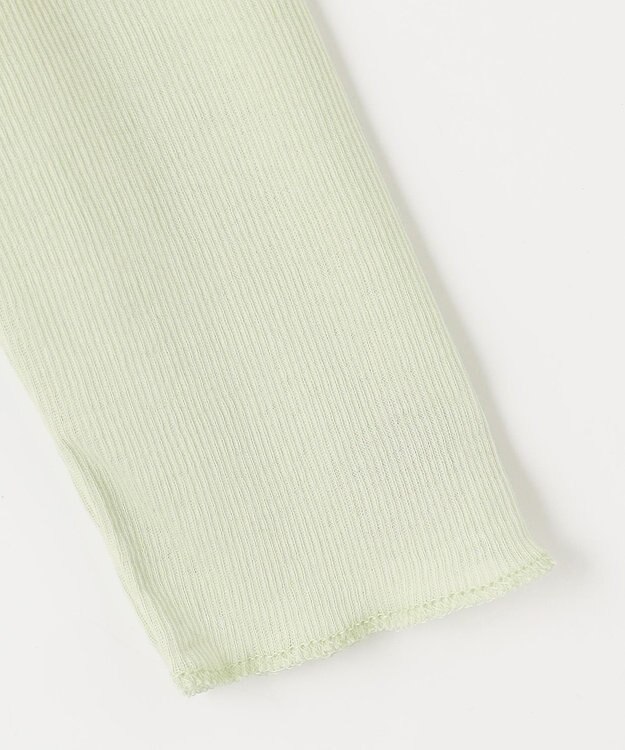 23区 【SLOW/一部店舗限定】シアーリブロンTEE クルーネック カットソー スモーキーグリーン系