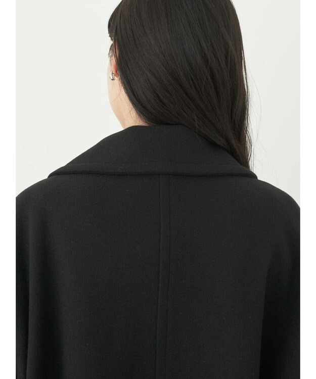 earth music&ecology ステンカラーコート（無地） Black