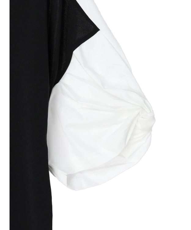 CRAFT STANDARD BOUTIQUE 袖ねじり切り替えプルオーバー Black