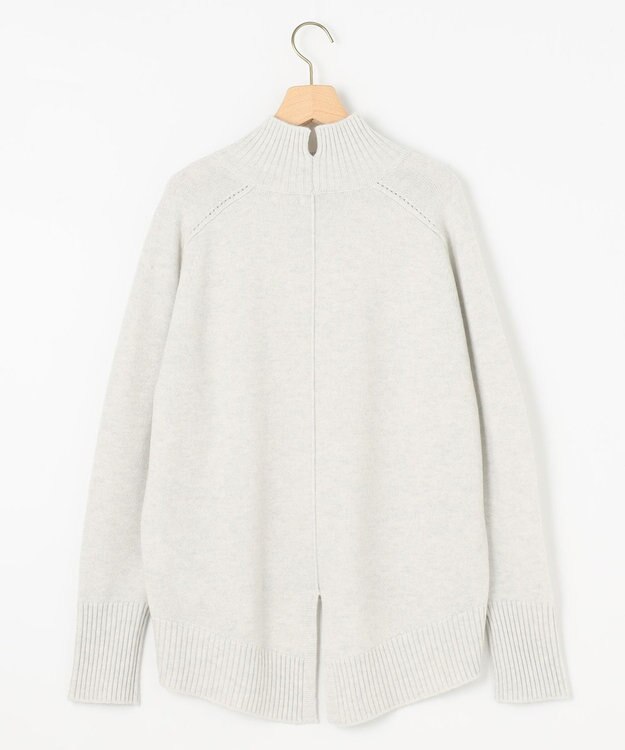 組曲 【8色展開・WEB限定】ウールカシミヤミックス ハイネック ニット シルバーグレー系9