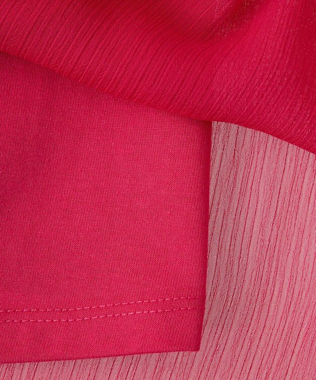 Green Parks 楊柳ドッキングフレンチプルオーバー Pink