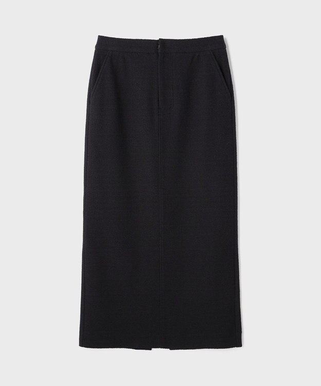 GRACE CONTINENTAL ジャージペンシルスカート ブラック