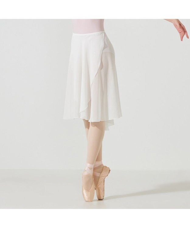 Chacott ◎【Nela ライン】巻きスカート オフホワイト