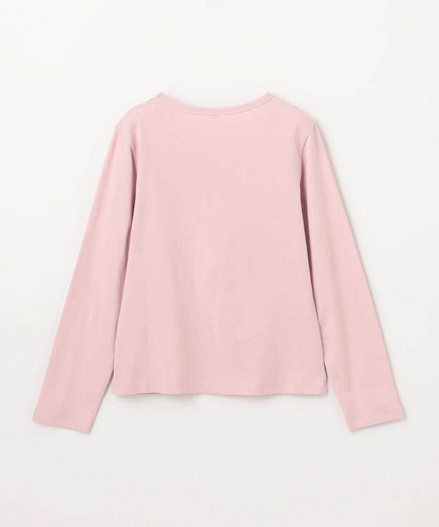 組曲 KIDS 【110-140㎝】トロンプルイユロン Tシャツ ピンク