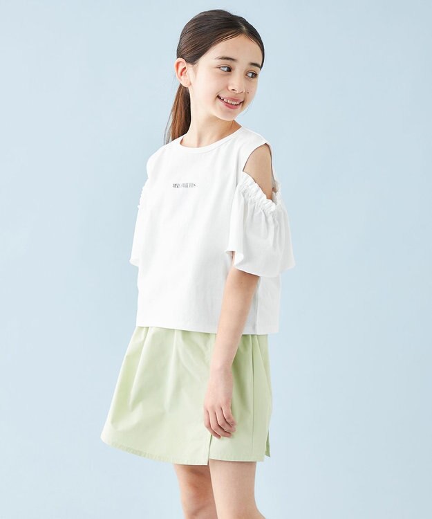 UNFILO 【110-150cm】アソート デザインTシャツ オフ[オープンショルダー]