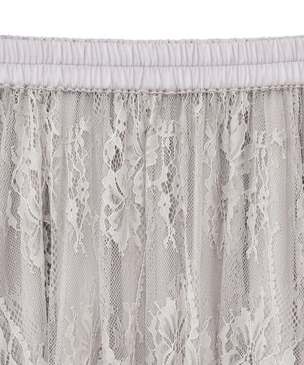 Green Parks ・ＥＬＥＮＣＡＲＥ　ＤＵＥ　レースティアードスカート Black