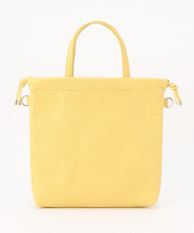 ANY 巾着バッグ イエロー