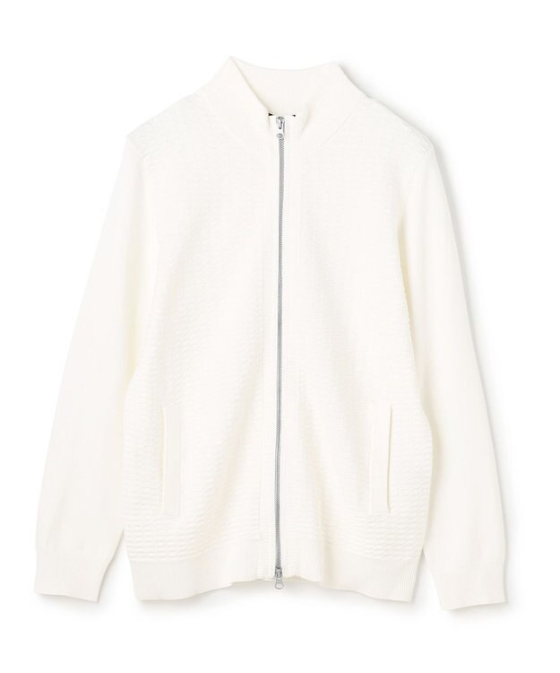 JOSEPH HOMME 【WEB・一部店舗限定  】  ライトヴィスコース　ジップアップカーディガン ホワイト系