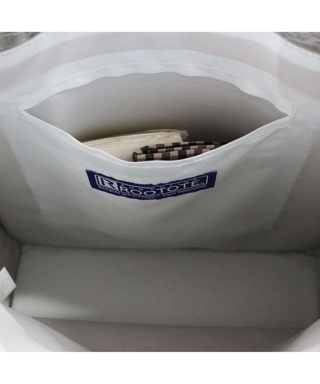 ROOTOTE 1032【木繊維軽量素材】EU.スクエア.メタリック-A 01：シルバー