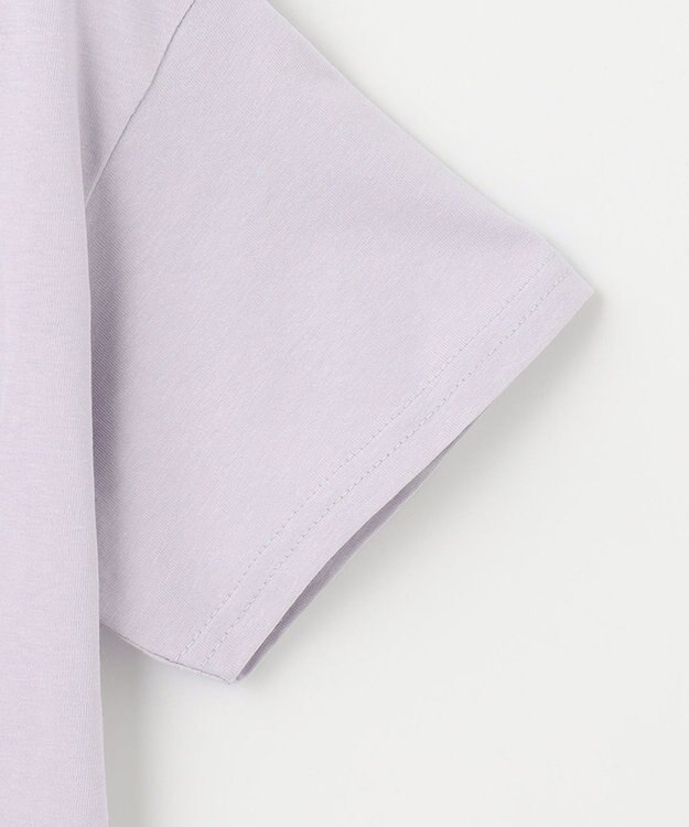 ANY KIDS 水彩風 アニマルプリント Ｔシャツ サックスブルー×ネコ