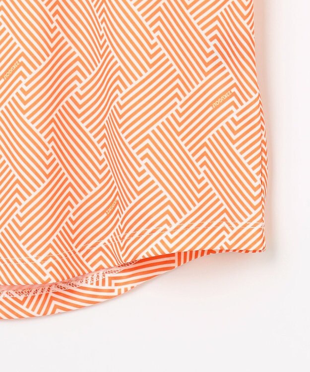 23区GOLF 【WOMEN】「HYGRA」幾何柄清涼カットソー オレンジ系5