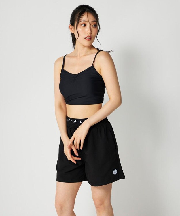 OP／FILA 【RUSTY】ミニ裏毛プルパーカー付き4点セット水着 カーキ