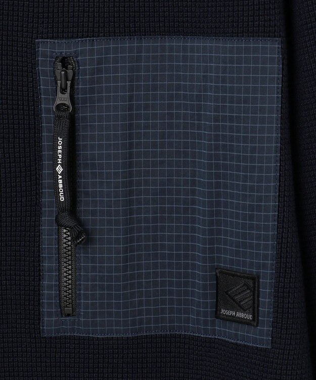JOSEPH ABBOUD MOUNTAIN 【UNISEX】コーデュラコットン プルオーバー ネイビー系