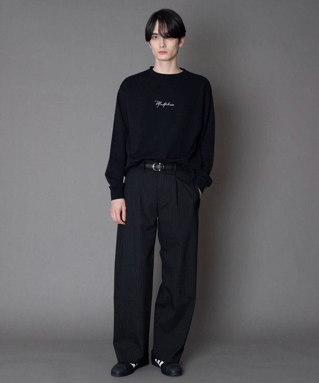 WEGO ワンポイントT（LS） ブラック