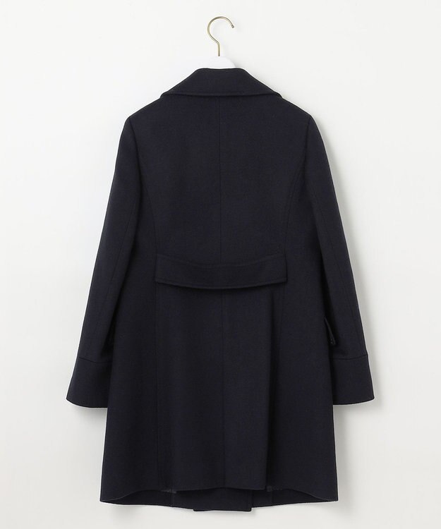 ANY SIS 【WEB・一部店舗限定】ウールアンゴラミックスリッチ コート ネイビー