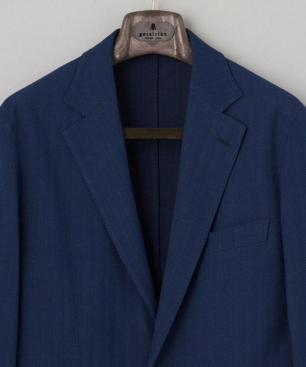 GOTAIRIKU 出張や旅行にも最適な軽量感【MARLANE】 カーディガンジャケット ダルブルー系8