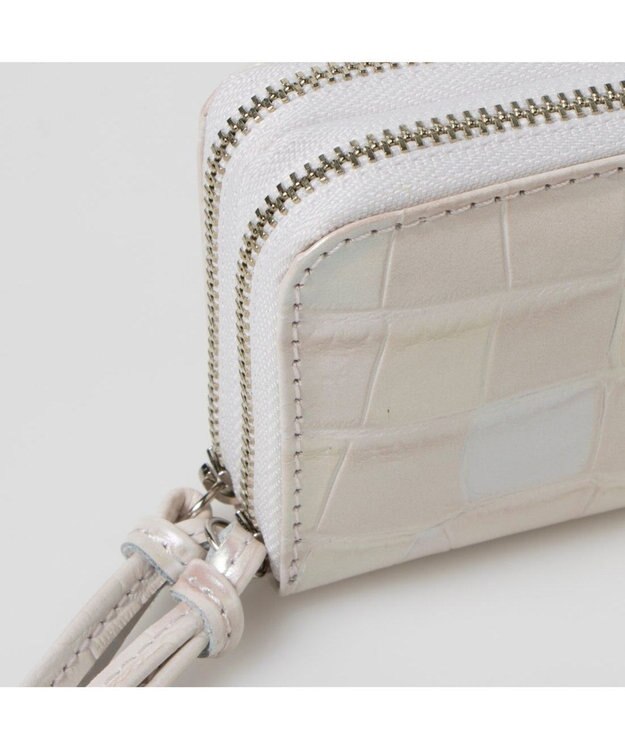 UNBILLION ペルケ perche / パールパステル・ジャバラカードキーケース ピンク