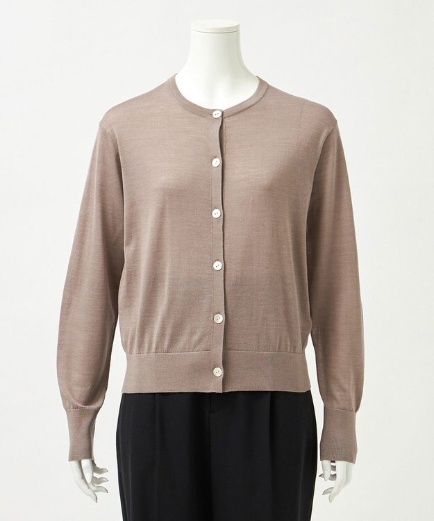 23区 L 【エステータ】ビスチェカーディガン ブラウン系