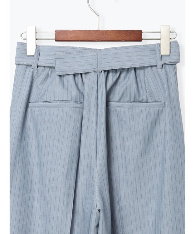 Te chichi ピンストライプタックワイドパンツ ブルー