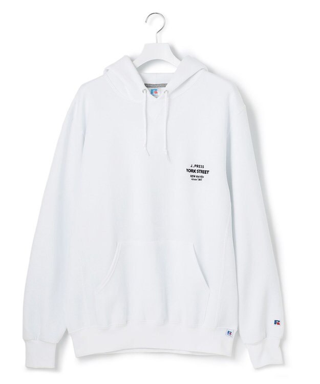 J.PRESS YORK STREET 【UNISEX】RUSSELL×YORK STREET フーディー ホワイト系