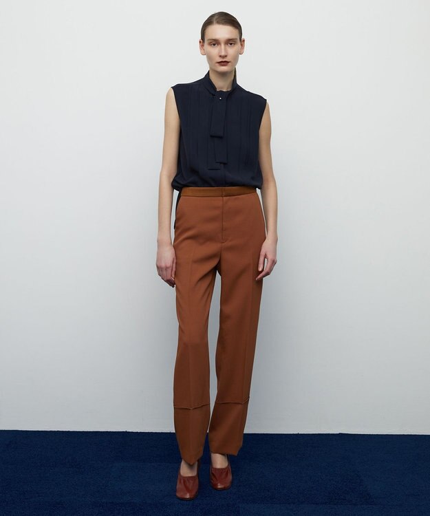 BEIGE， 【S-size】MARIGNY / ボウタイブラウス Navy