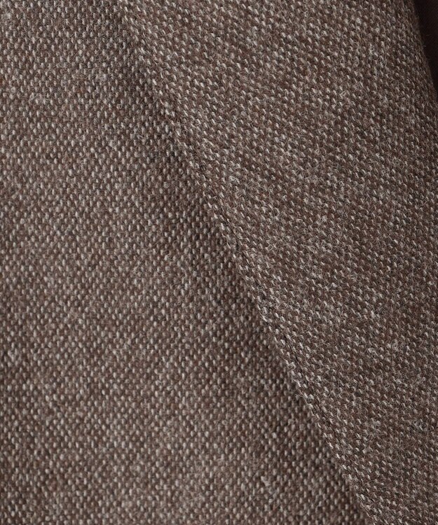 J.PRESS LADIES S 【セットアップ対応】ウールストレッチツイード テーラード ジャケット ダークブラウン系