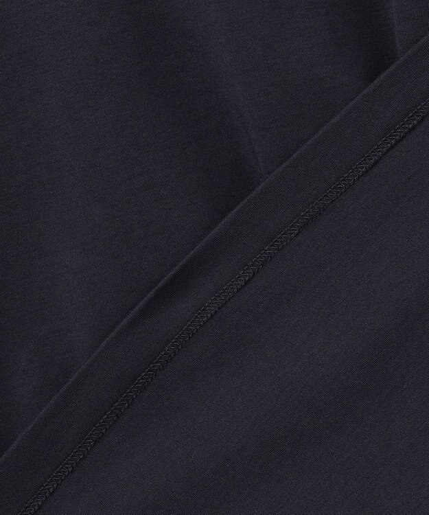 JOSEPH ABBOUD 【柔らかな肌触り】ソフトスムースダイヤロゴプリント Tシャツ ネイビー系