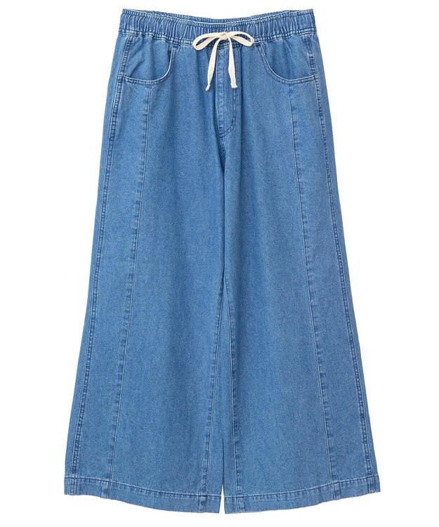 Green Parks ライトデニムイージーバギーパンツ Indigo