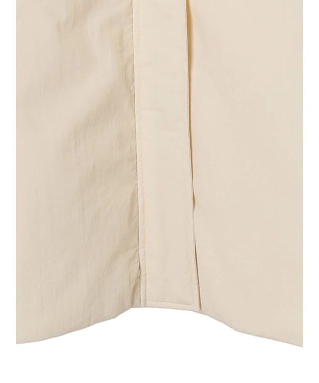 Green Parks 中わたスタンドカラーミドル丈ブルゾン Ivory