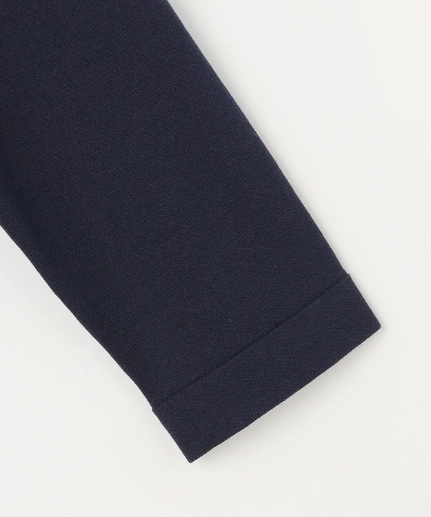 JOSEPH ABBOUD 【サステイナブル・オーガニックコットン使用】オーガニッククールニットジップ カーディガン ネイビー系